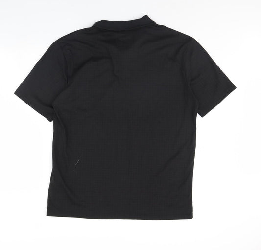 Slazenger Womens Black   Basic Polo Size XL
