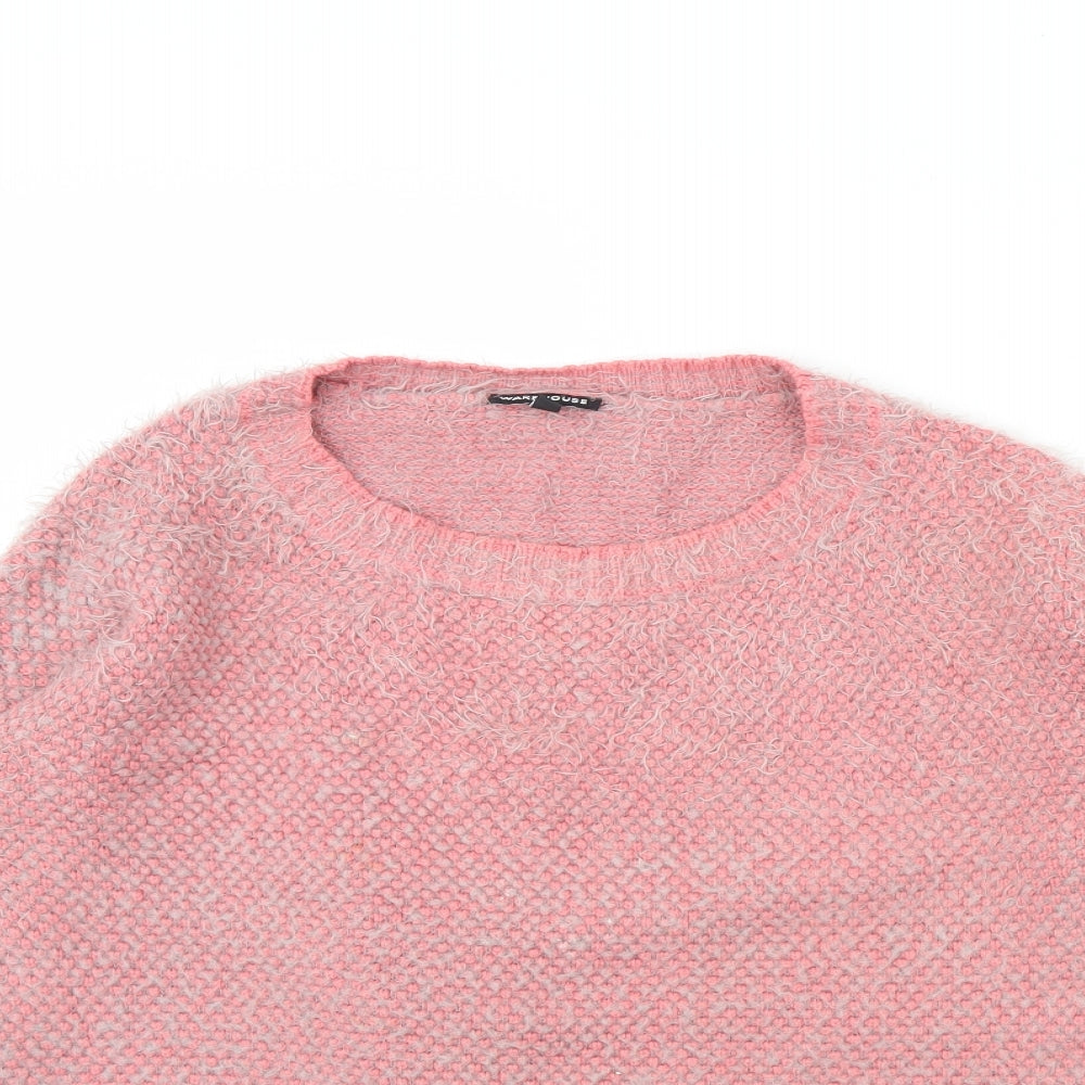 Warehouse Womens Pink   Pullover Jumper Size 12