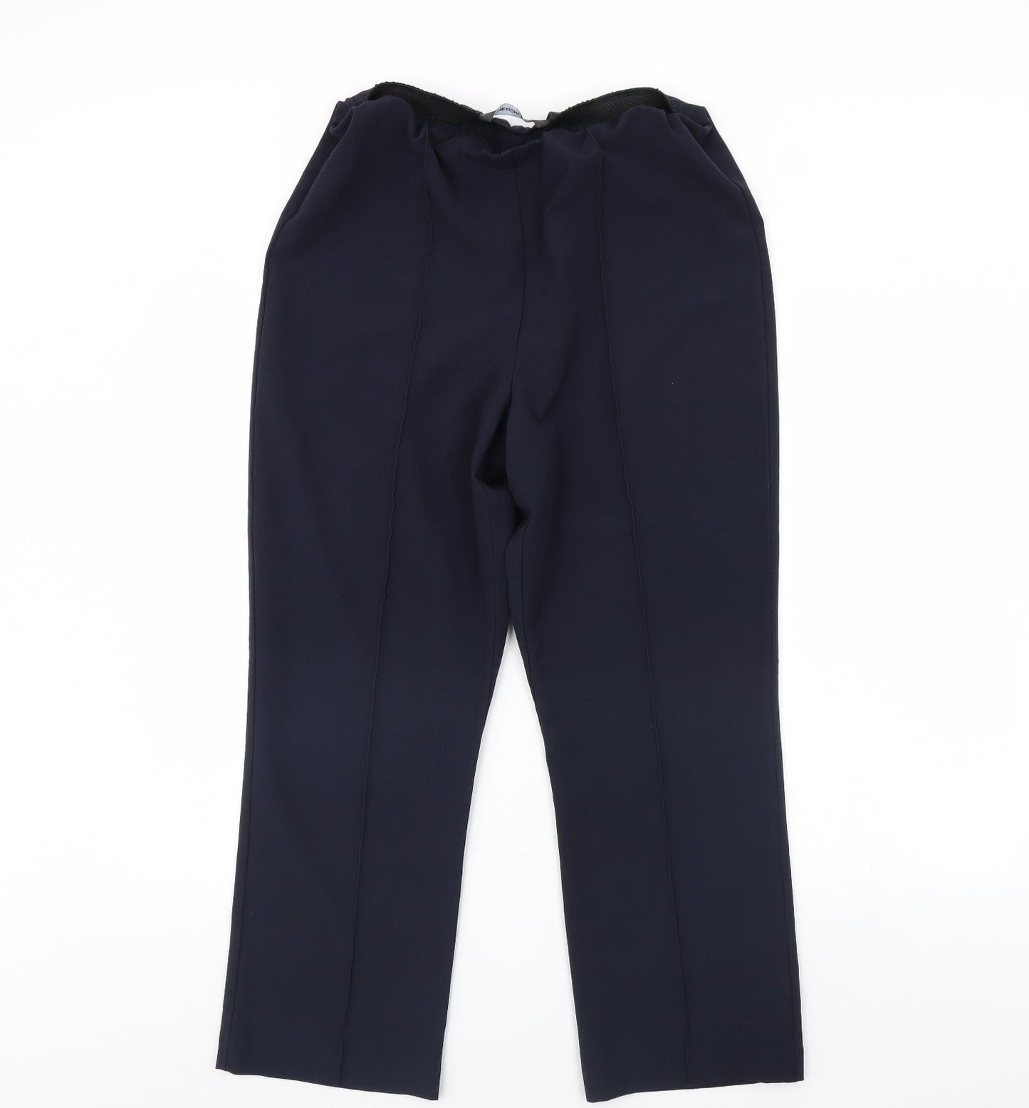 straight Leg Womens Blue   Trousers  Size 14 L29 in
