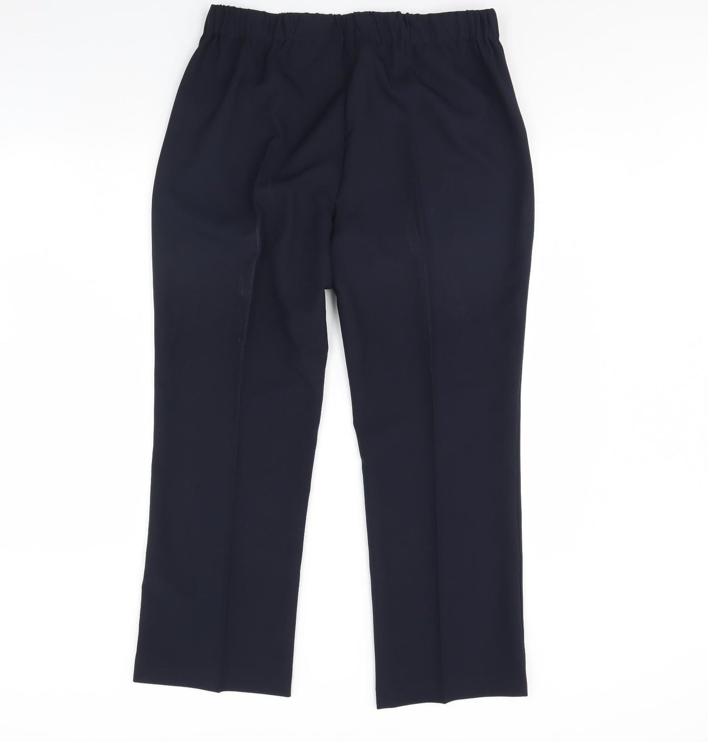 straight Leg Womens Blue   Dress Pants Trousers Size 14 L30 in