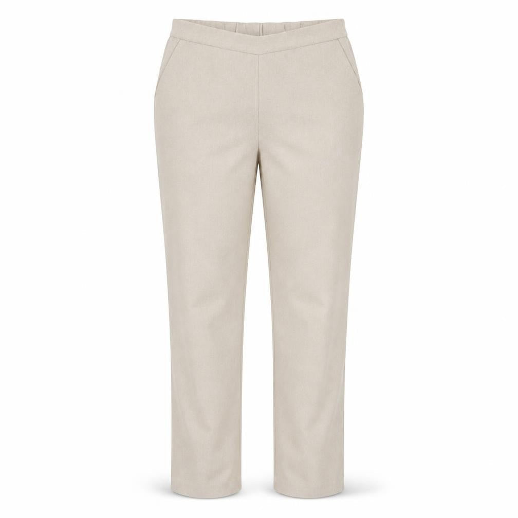 straight leg Womens Beige   Dress Pants Trousers Size 14 L29 in
