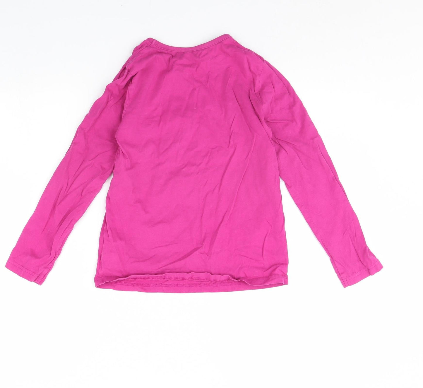 Nutmeg Girls Pink   Basic T-Shirt Size 10 Years  - Unicorn