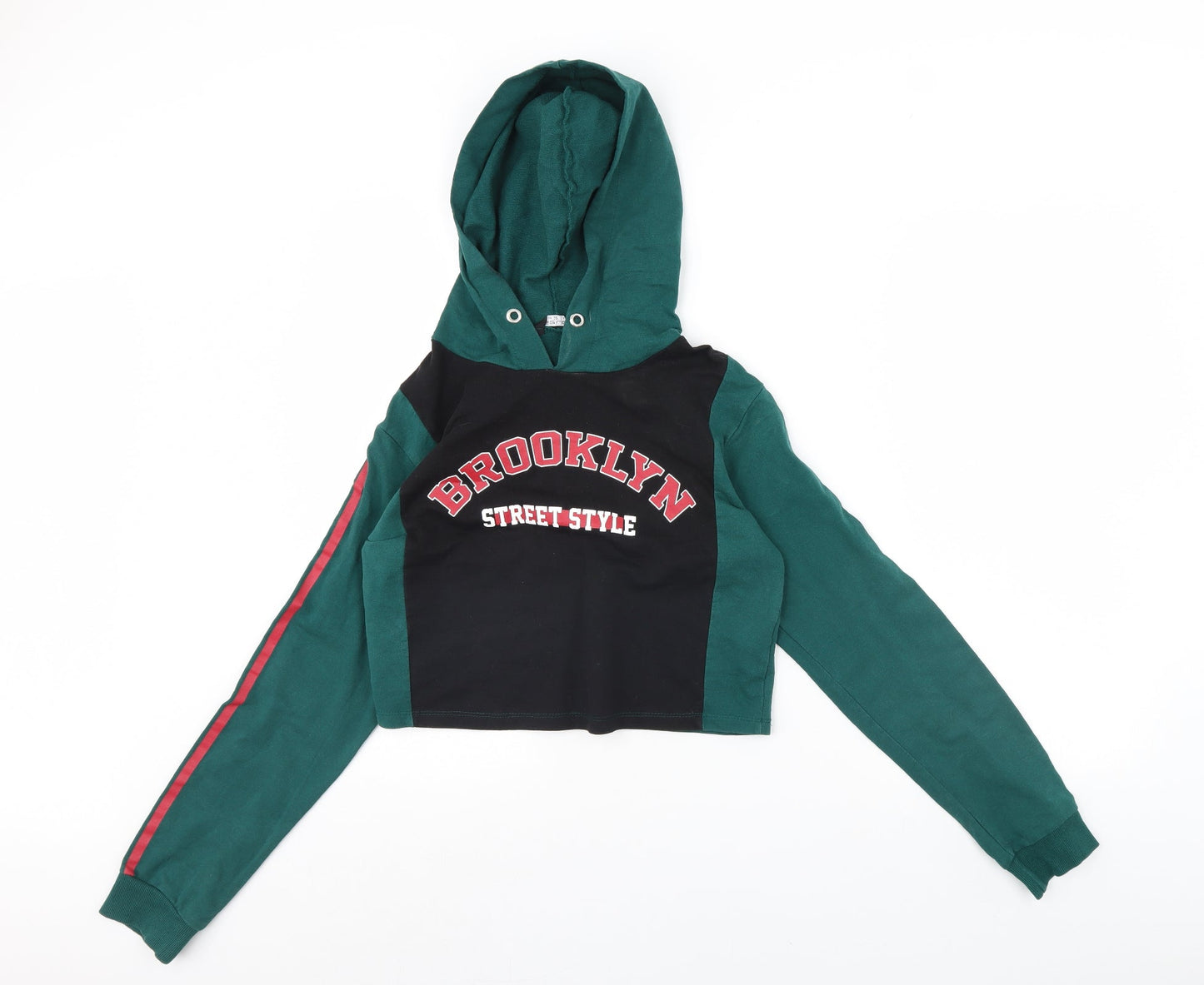 Select Womens Green   Pullover Hoodie Size 12  - Brooklyn