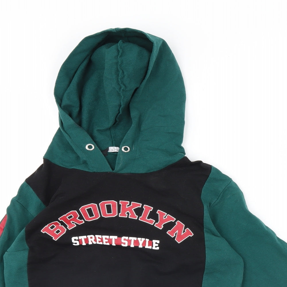 Select Womens Green   Pullover Hoodie Size 12  - Brooklyn