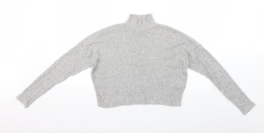 Topshop Womens Grey   Basic Blouse Size 6