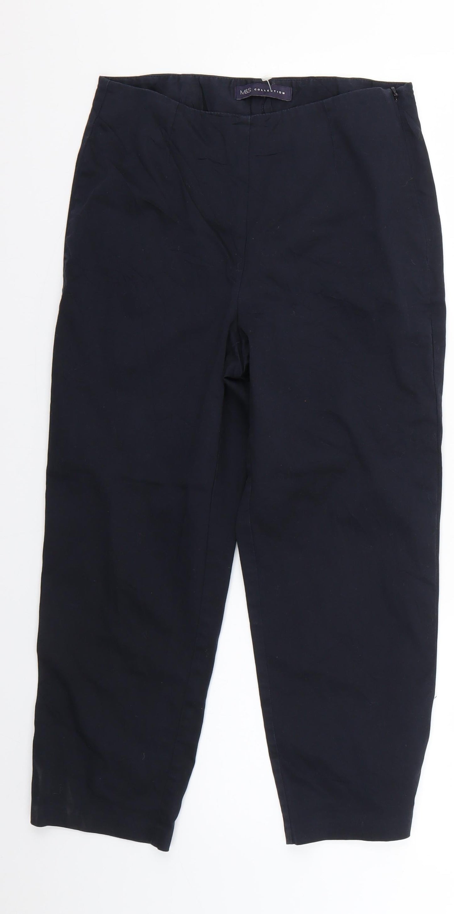 Marks and Spencer Womens Black   Chino Trousers  L21 in