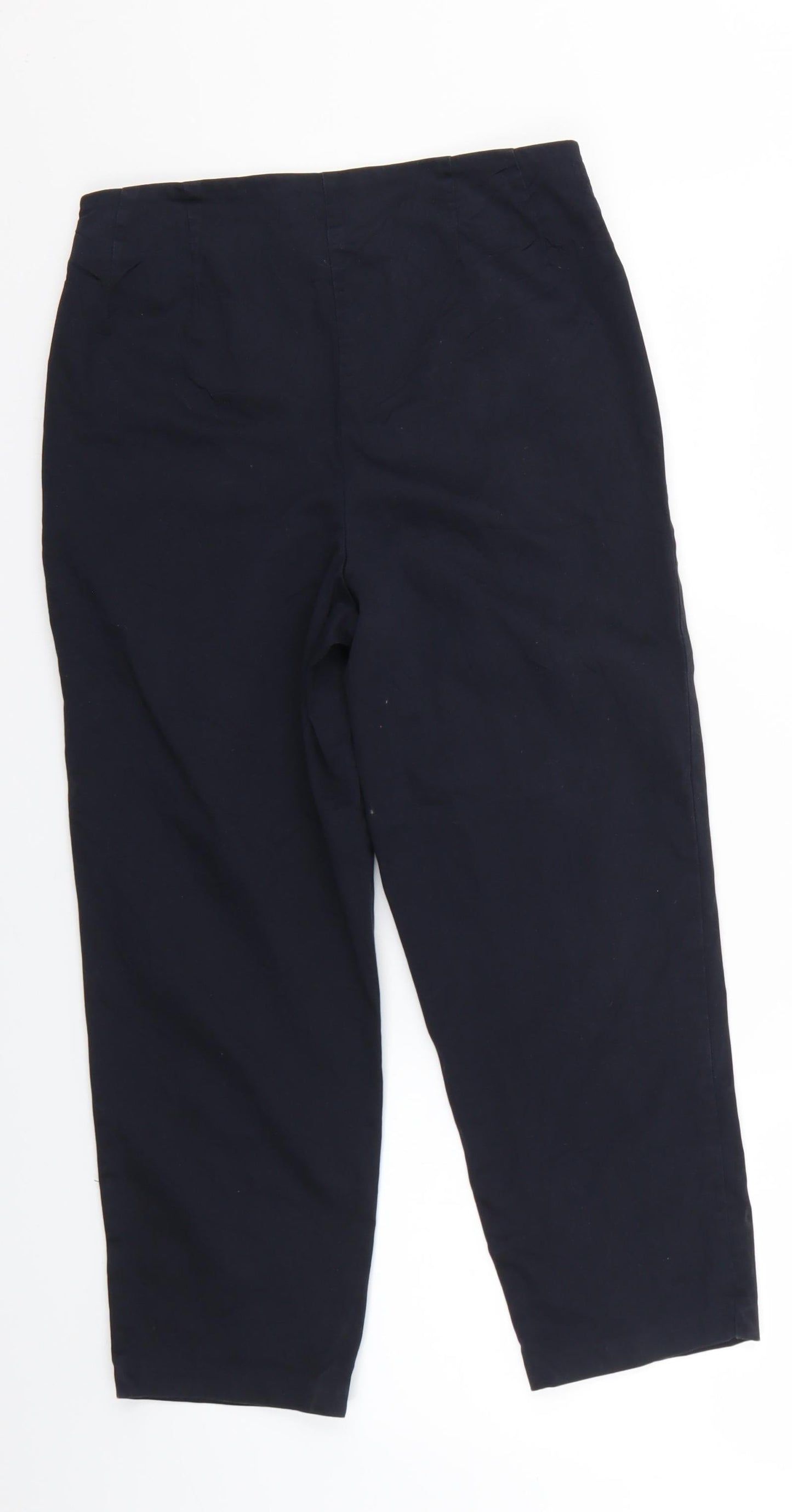 Marks and Spencer Womens Black   Chino Trousers  L21 in