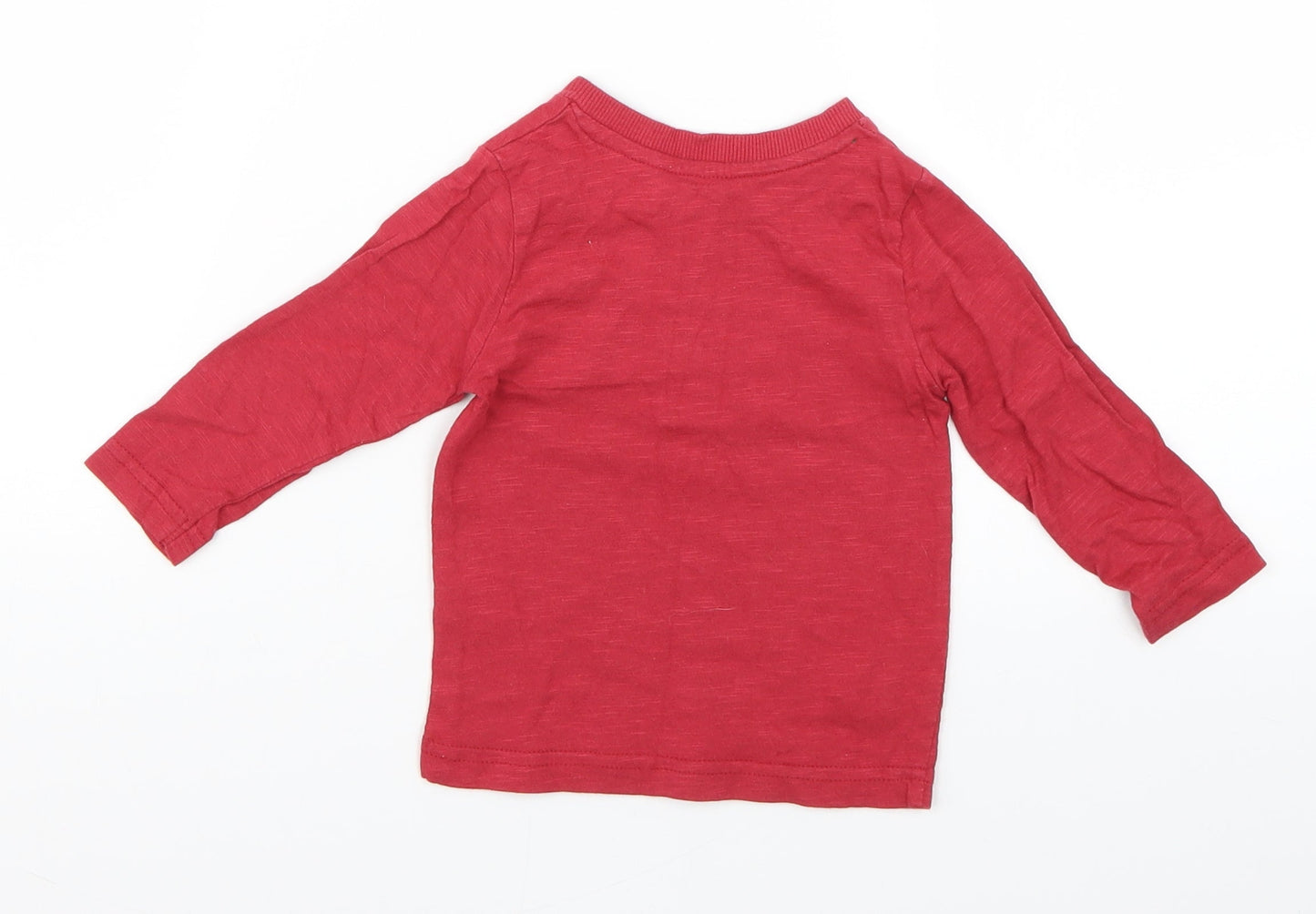 Nutmeg Baby Red   Basic T-Shirt Size 6-9 Months