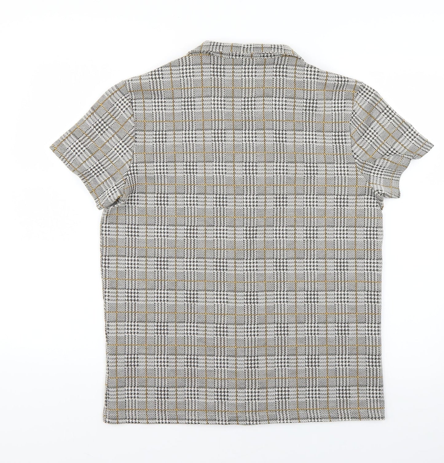 boohoo man Mens Multicoloured Check   Button-Up Size 40