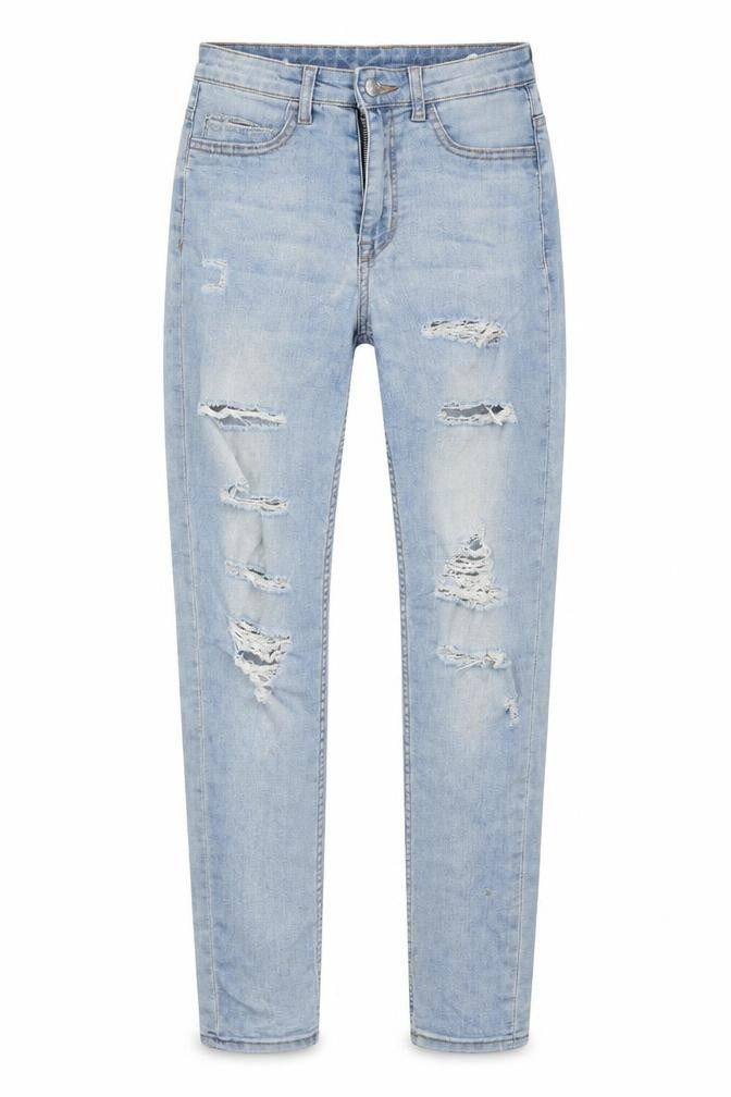 H&M Womens Blue  Denim Skinny Jeans Size 6 L29 in