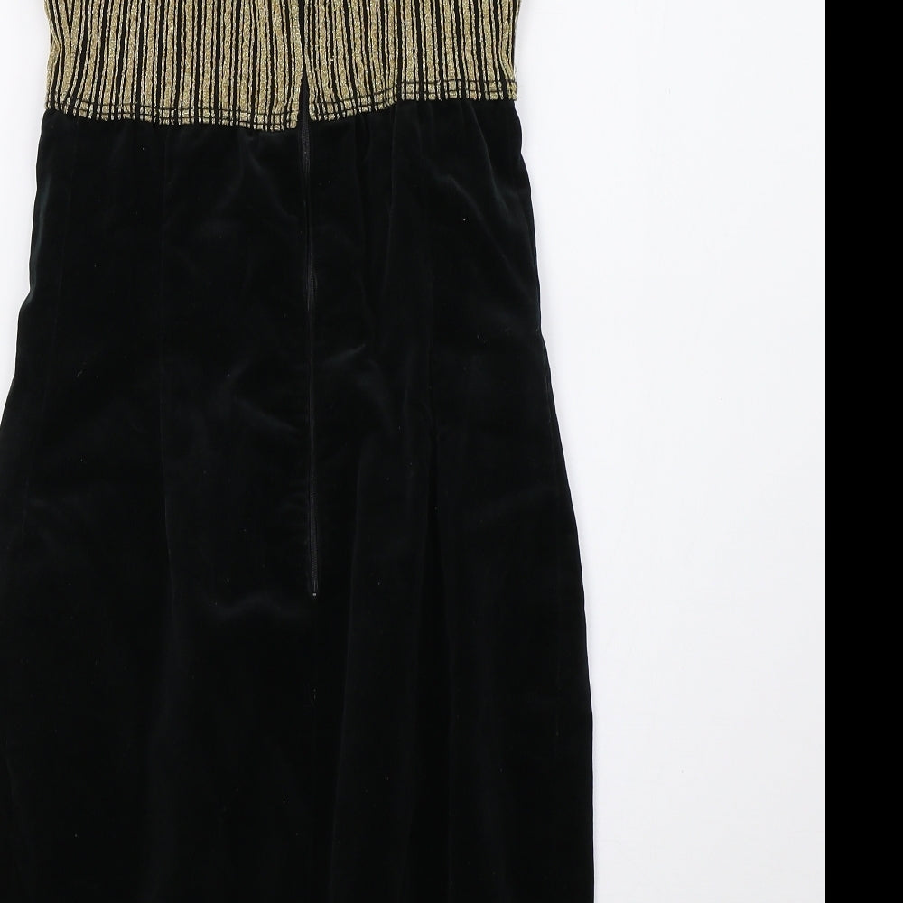 Preworn Womens Gold   A-Line  Size 8