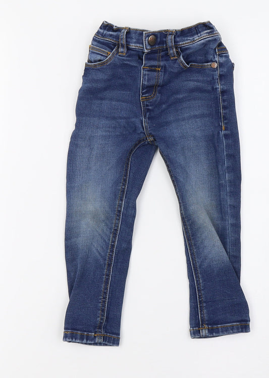 NEXT Girls Blue  Denim Skinny Jeans Size 2 Years