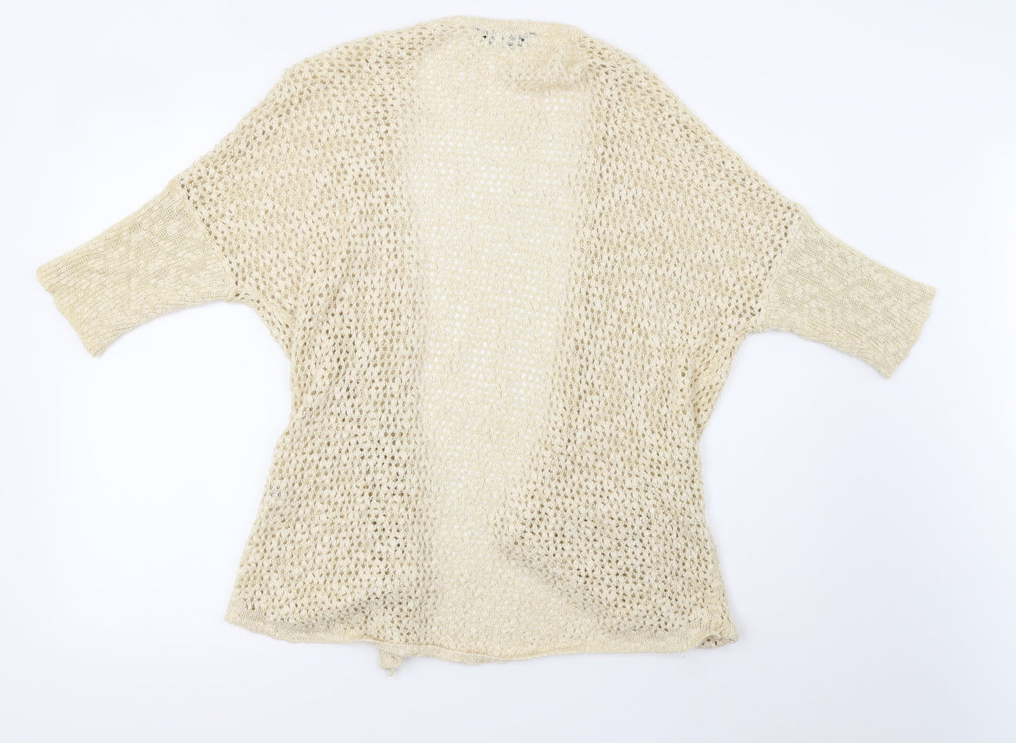 Dorothy Perkins Womens White  Knit Cardigan Jumper Size S