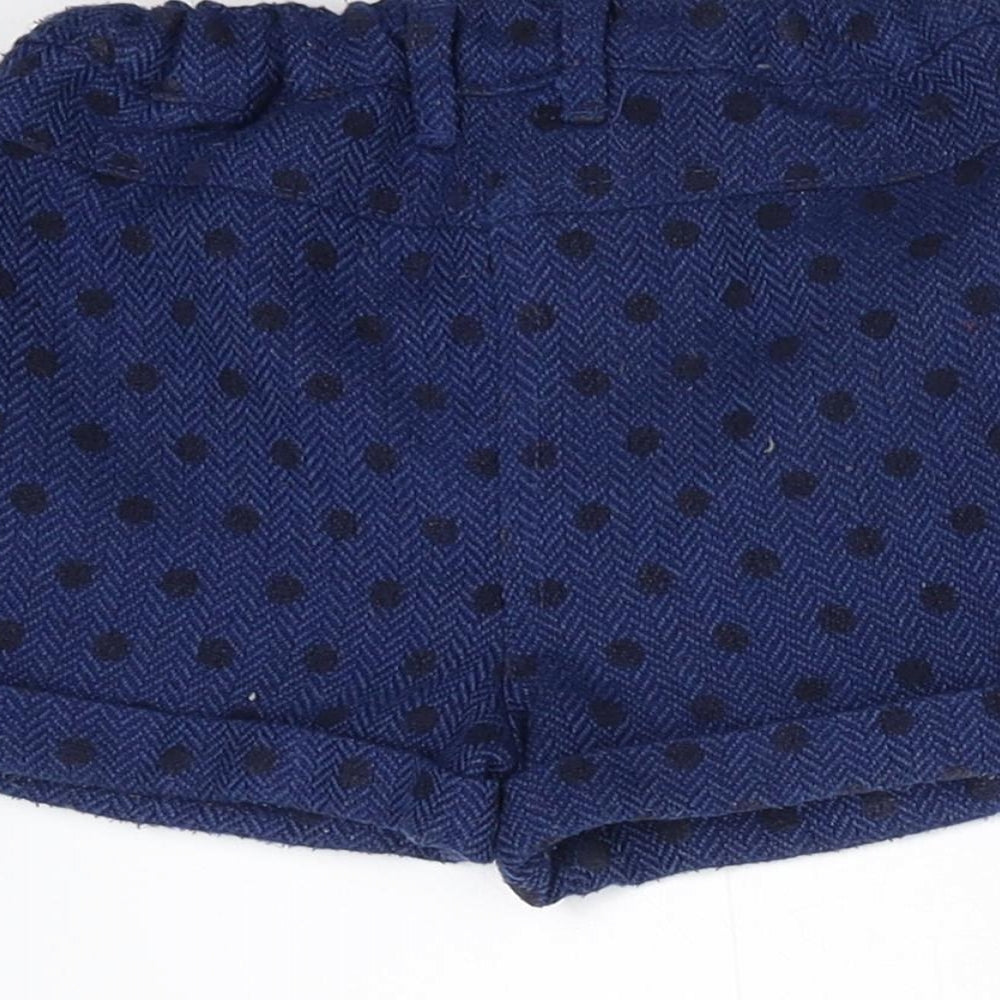 Young Dimension Boys Blue Polka Dot  Utility Shorts Size 2-3 Years