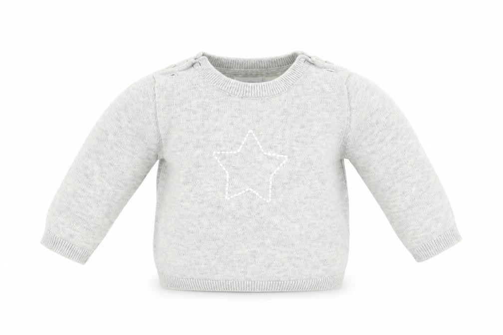 M&S Baby Grey  Knit Pullover Jumper Size 3-6 Months