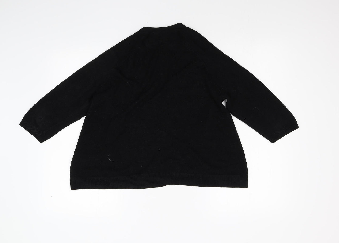 New Look Womens Black  Knit Cardigan Jumper Size 10