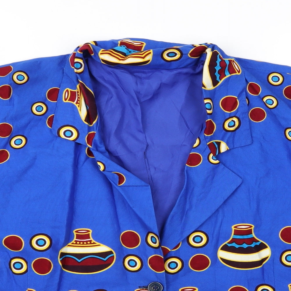 Preworn Mens Multicoloured Geometric   Button-Up   - Homemade Shirt