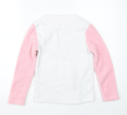 Love Sleep Girls White    Pyjama Pants Size 10-11 Years