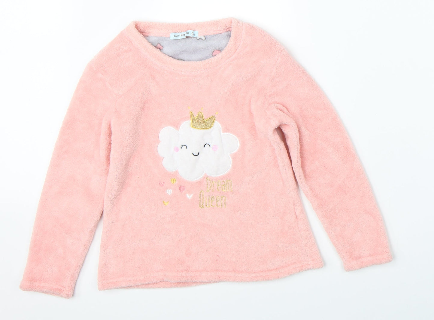 Just Like You Girls Pink    Pyjama Top Size 10-11 Years