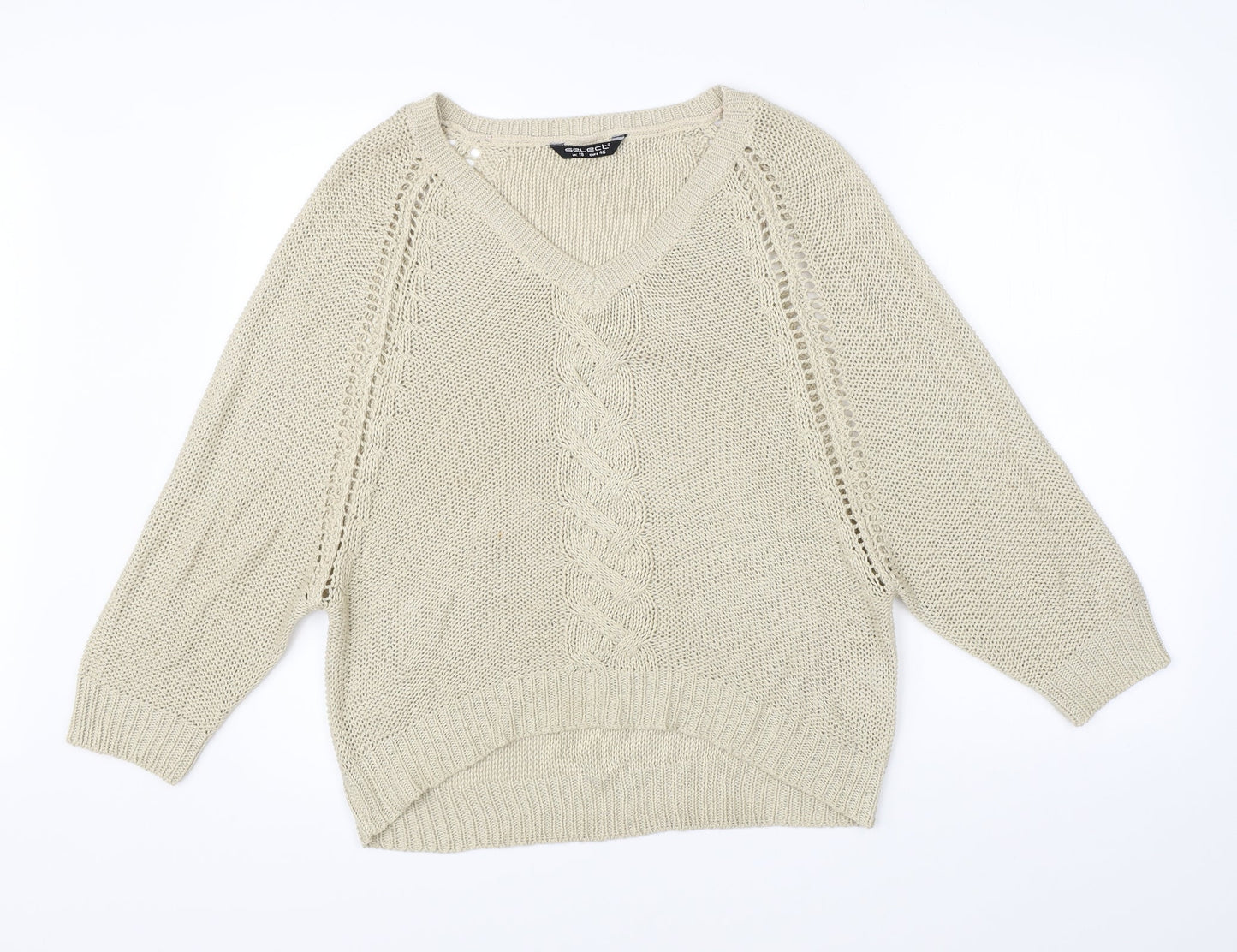 Select Womens Beige   Pullover Jumper Size 18