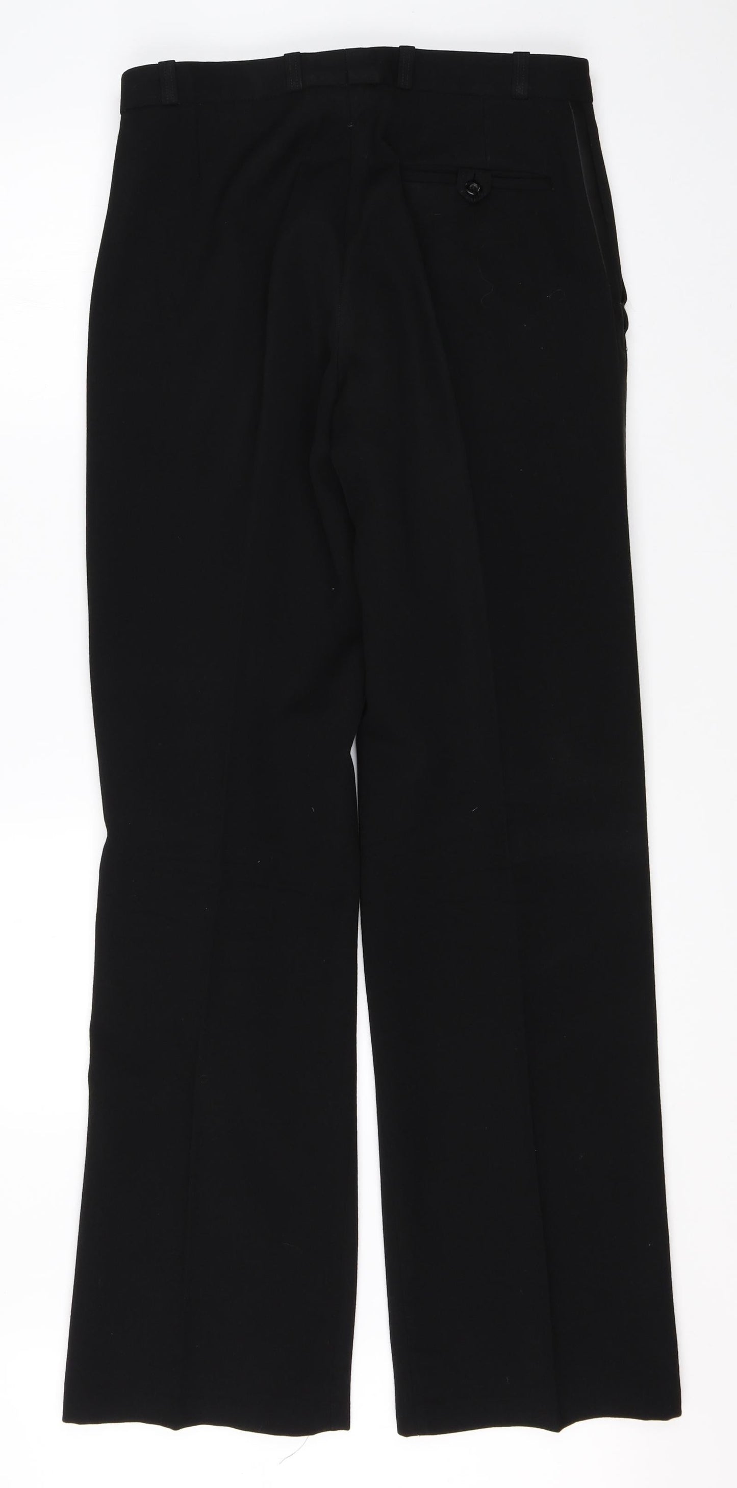 Preworn Womens Black   Dress Pants Trousers Size 32 L30 in