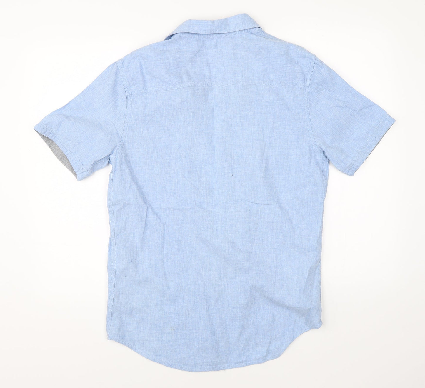 PD & C Mens Blue    Button-Up Size S
