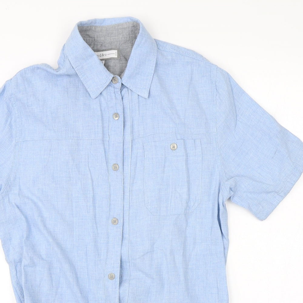 PD & C Mens Blue    Button-Up Size S