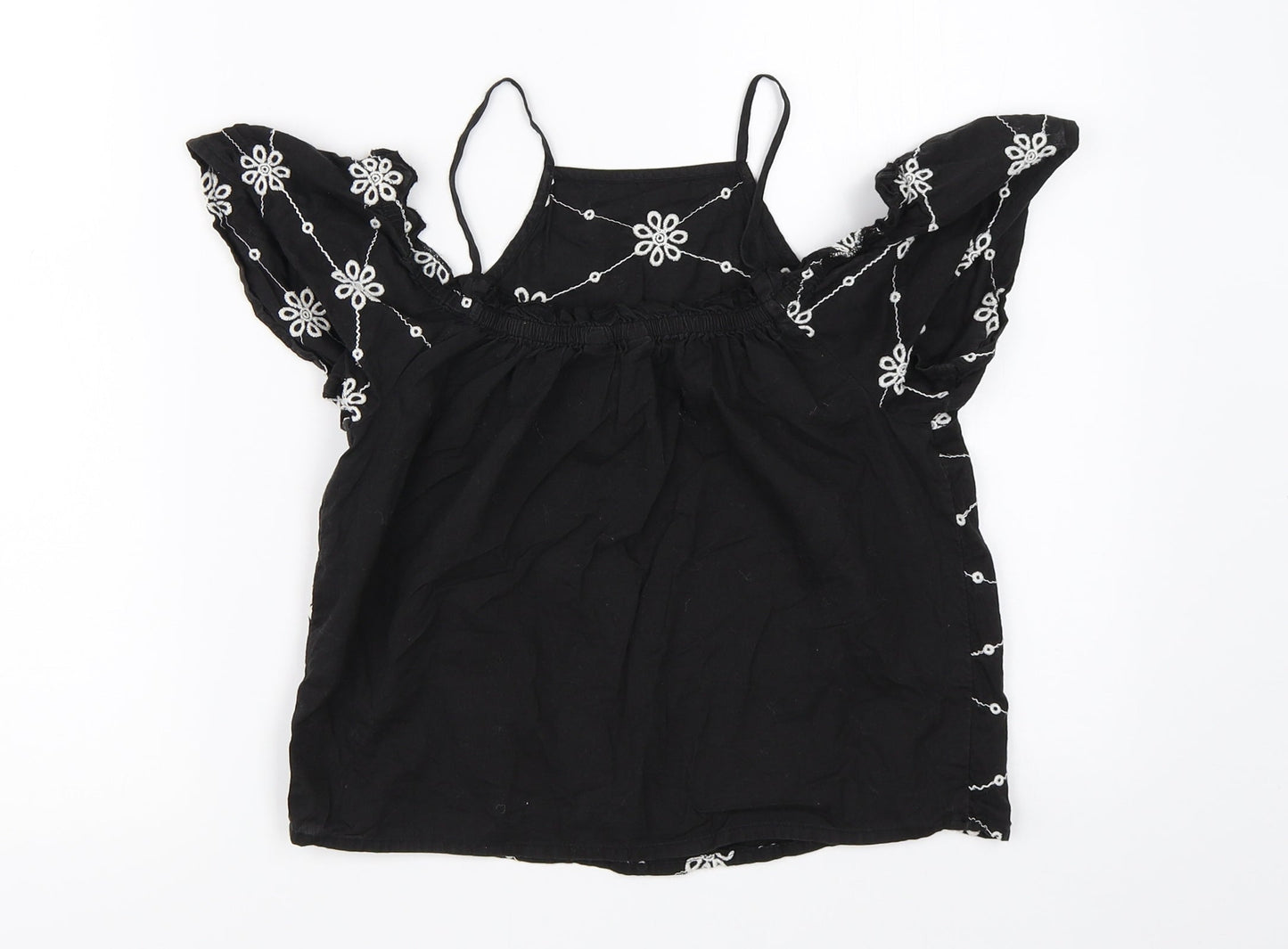 New Look Girls Black   Basic Blouse Size 11 Years