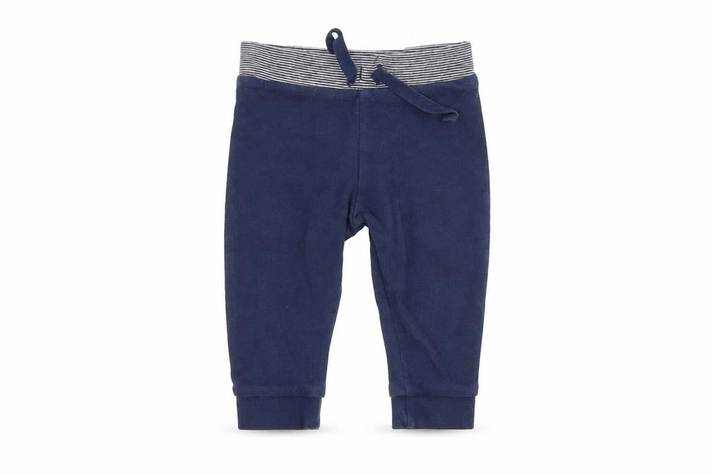 Front view of F&F Baby Blue sweatpants, size 3-6, Months