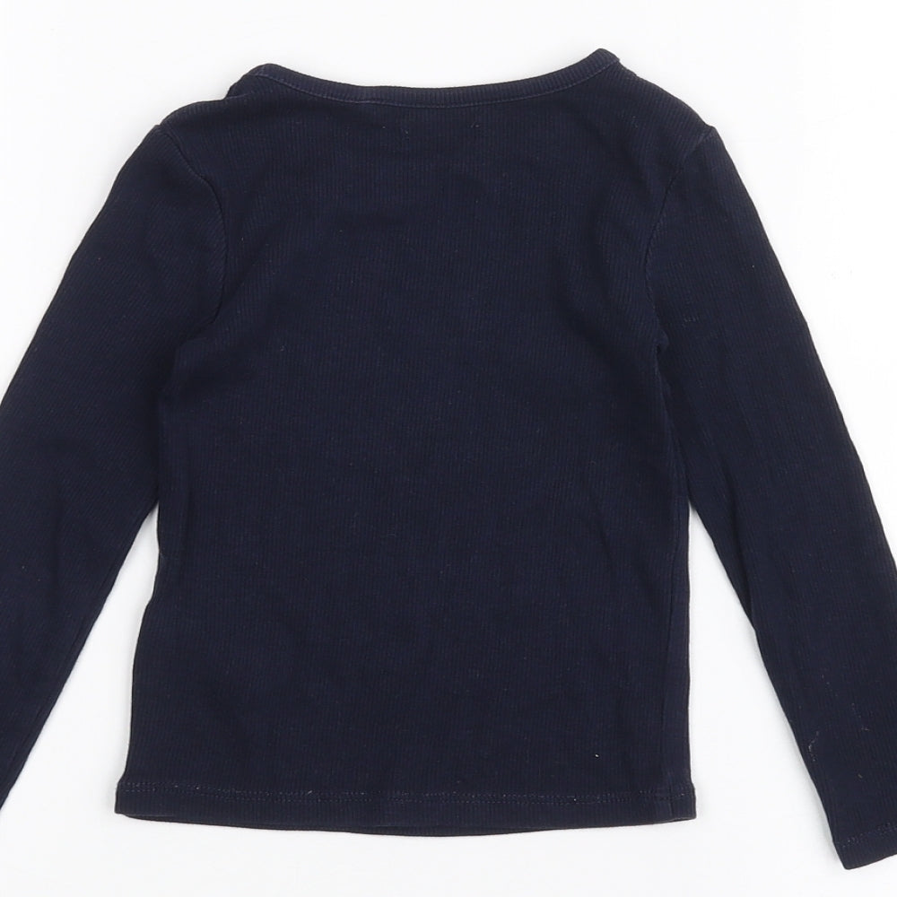 NEXT Girls Blue   Basic T-Shirt Size 3 Years