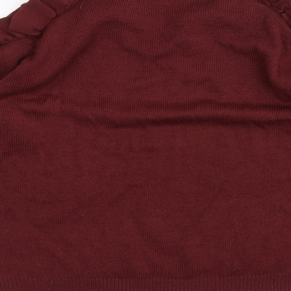 Papaya Womens Red   Pullover Jumper Size M