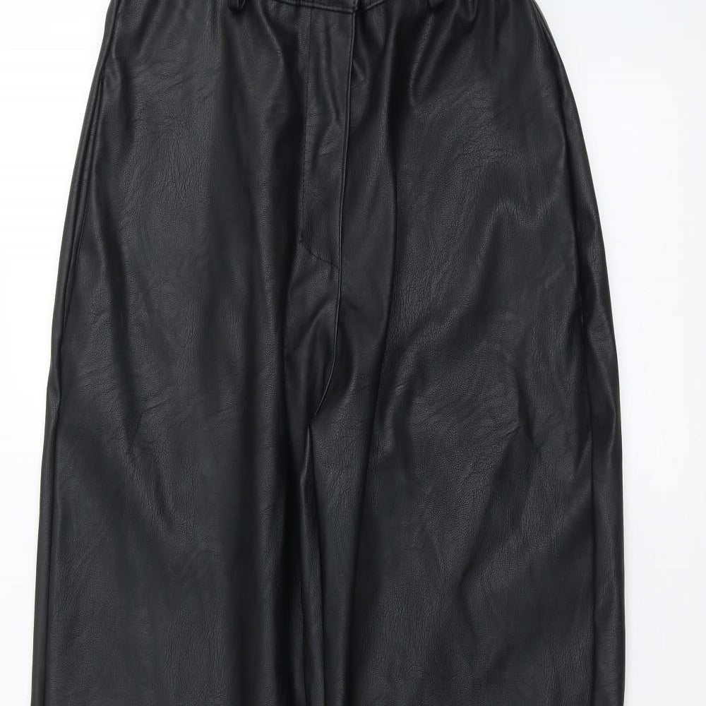 Boohoo Womens Black   Trousers  Size 10 L30 in