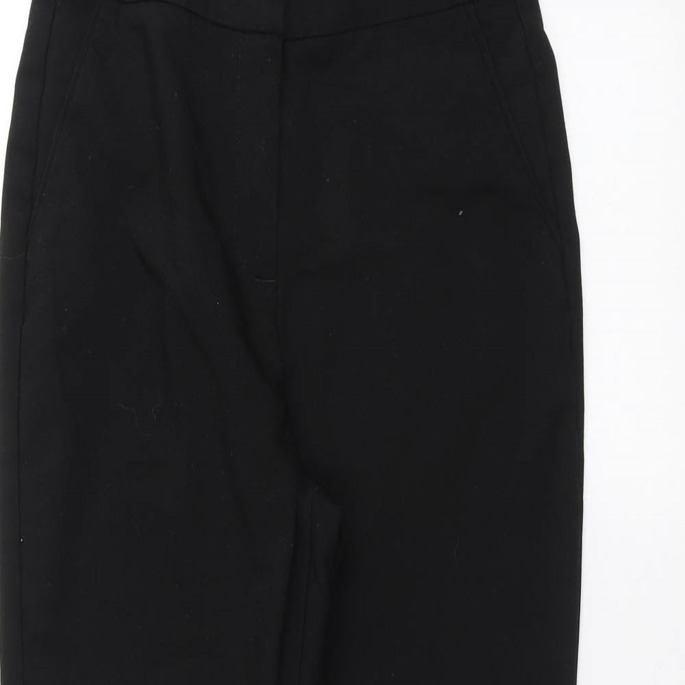 Papaya Womens Black   Trousers  Size 10 L25 in