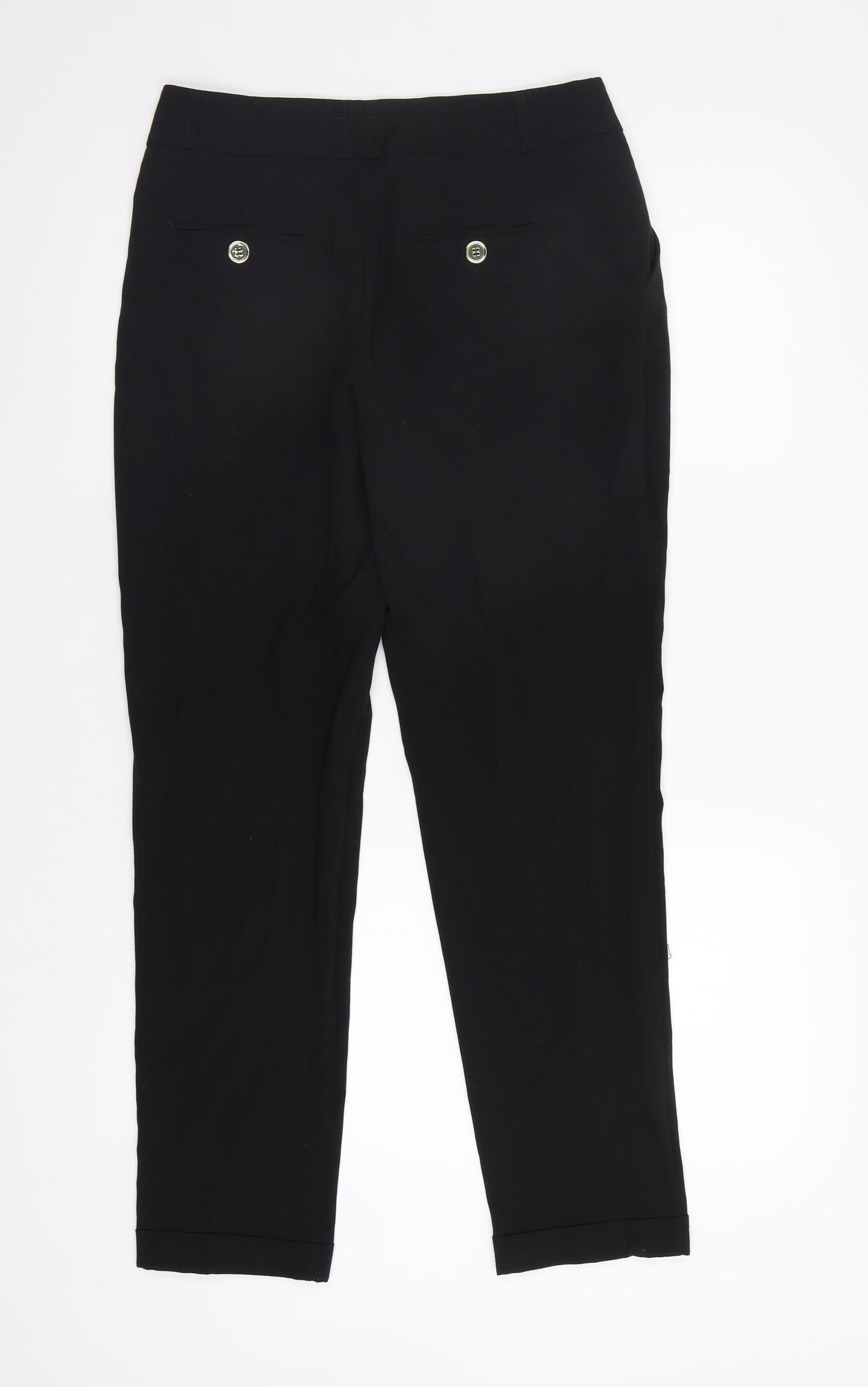 M&Co Womens Black   Dress Pants Trousers Size 10 L29 in