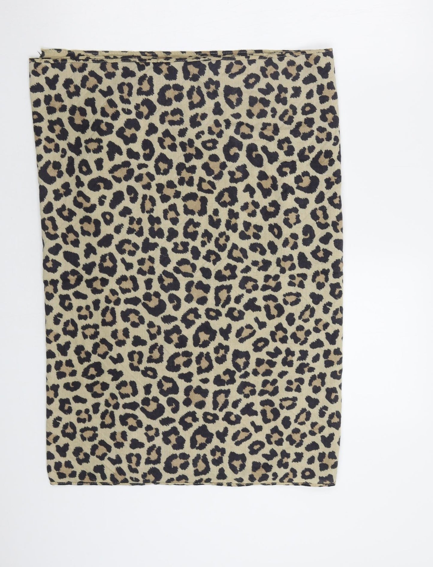 Preworn Womens Beige Animal Print   Shawl/Wrap