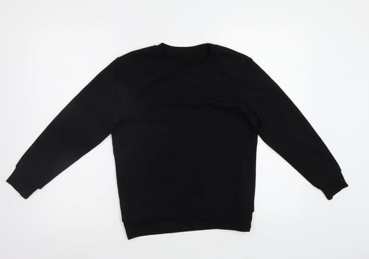 George Boys Black   Pullover Sweatshirt Size 9-10 Years