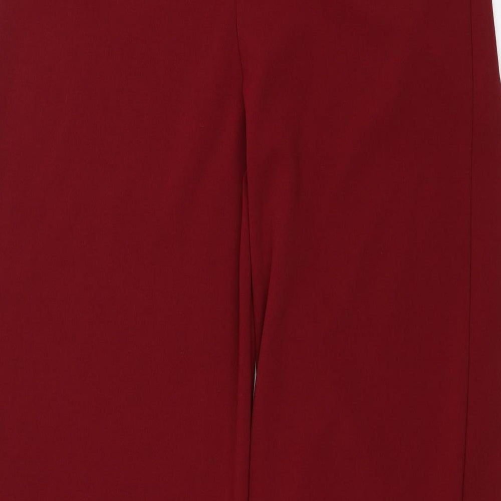 Femme Luxe Womens Red   Trousers  Size 37 in L29 in