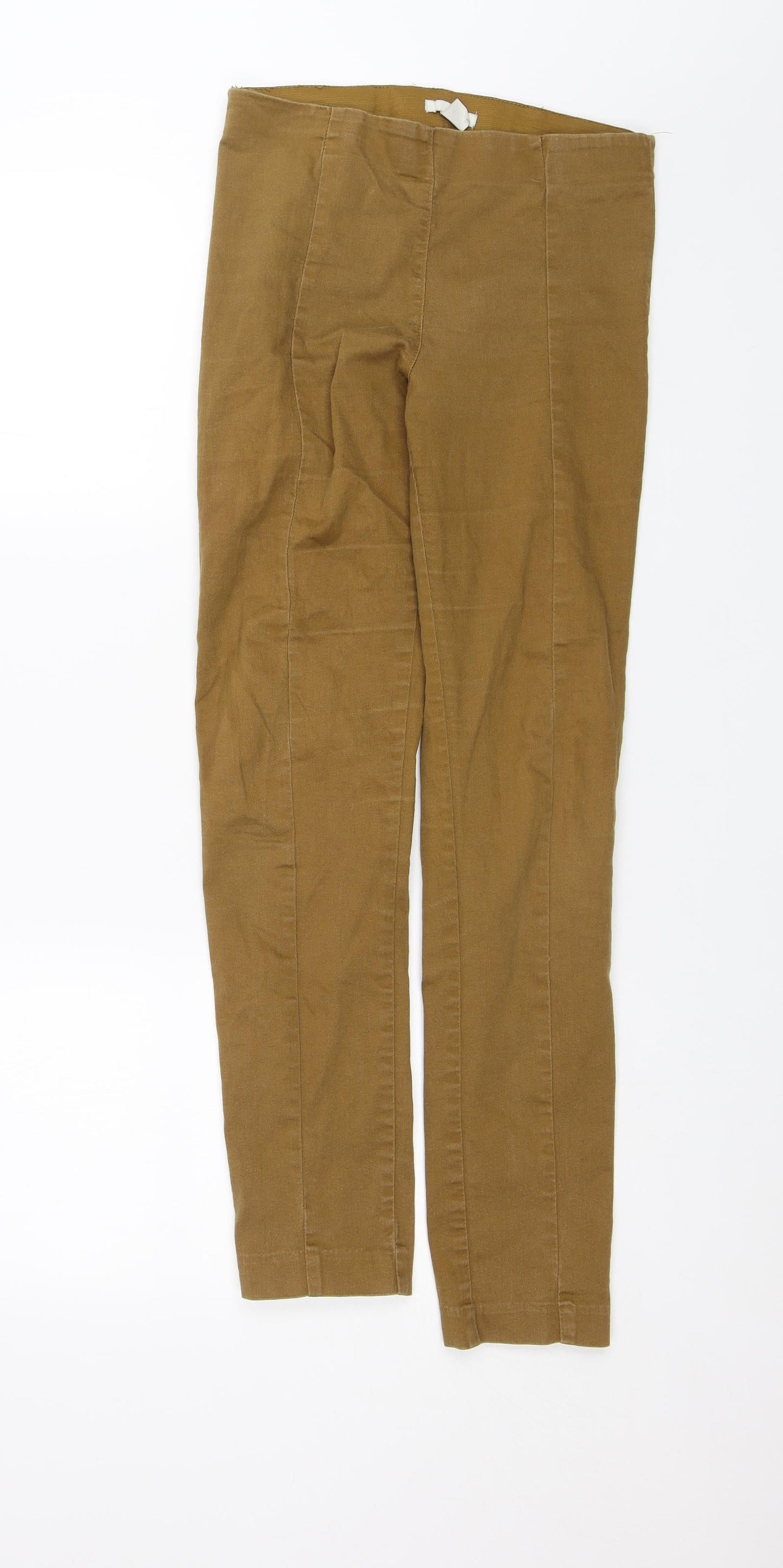 H&M Womens Brown   Jegging Trousers Size 8 L27 in