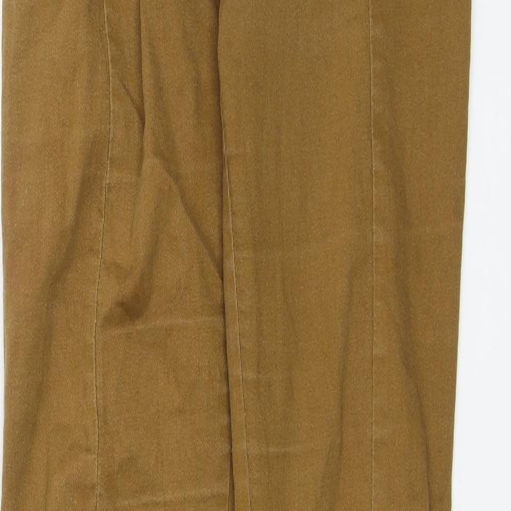 H&M Womens Brown   Jegging Trousers Size 8 L27 in