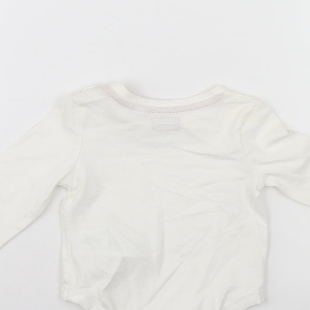 Blue Zoo Baby White   Romper One-Piece Size 3-6 Months