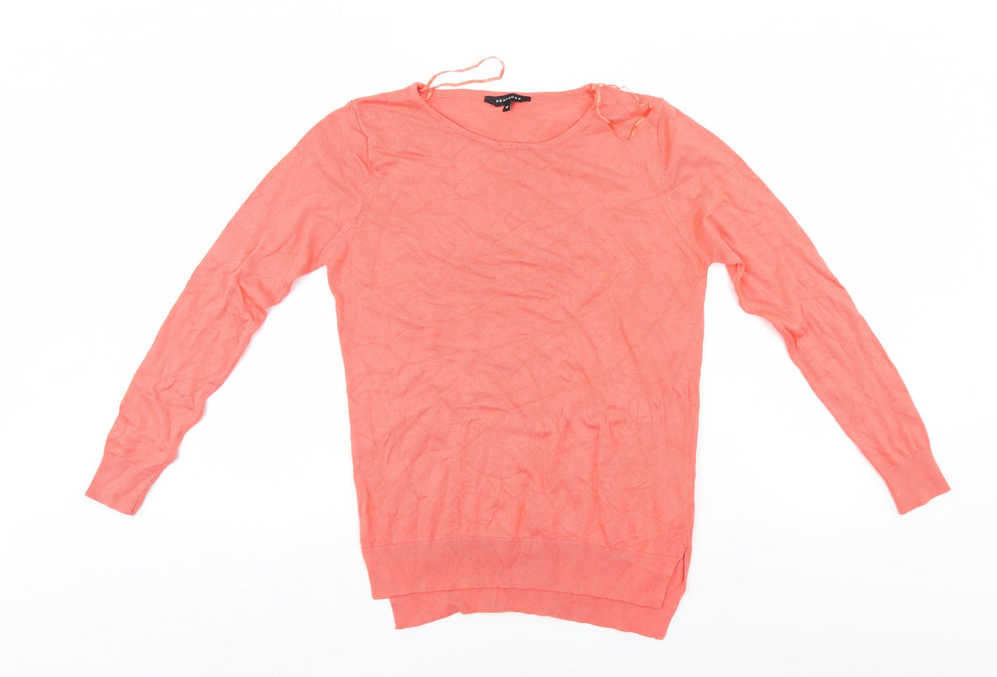 Peacocks Womens Orange   Pullover Jumper Size 10