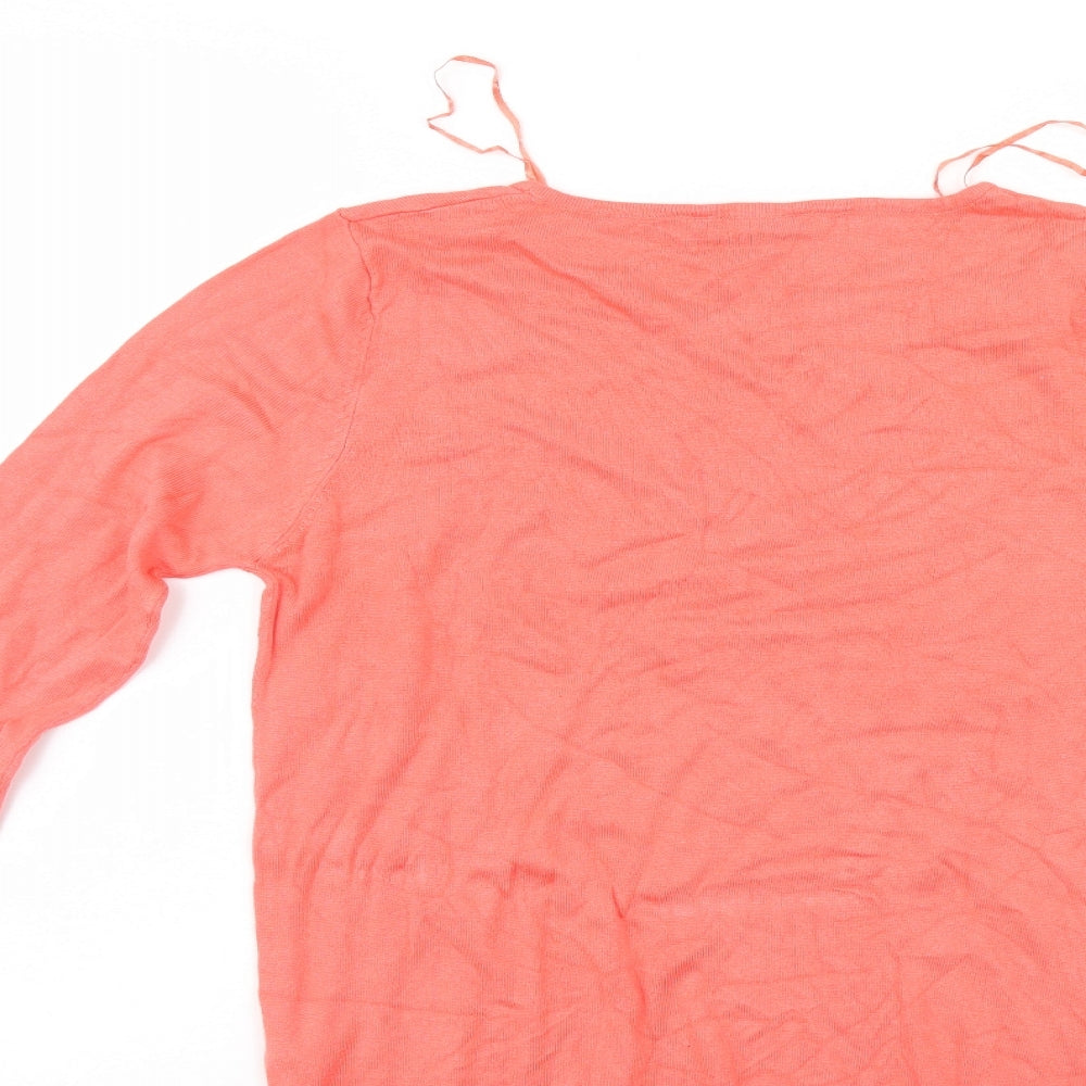 Peacocks Womens Orange   Pullover Jumper Size 10