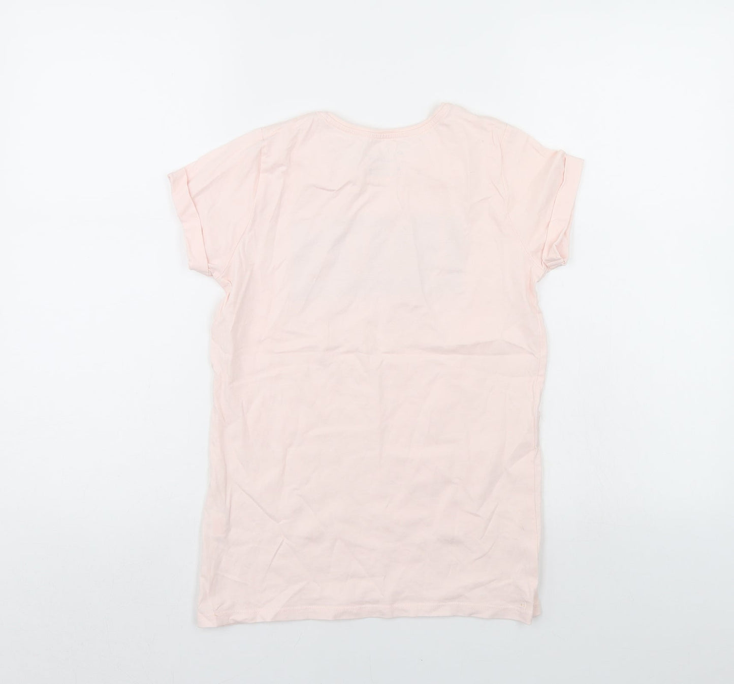 Primark Girls Pink   Basic T-Shirt Size 11-12 Years