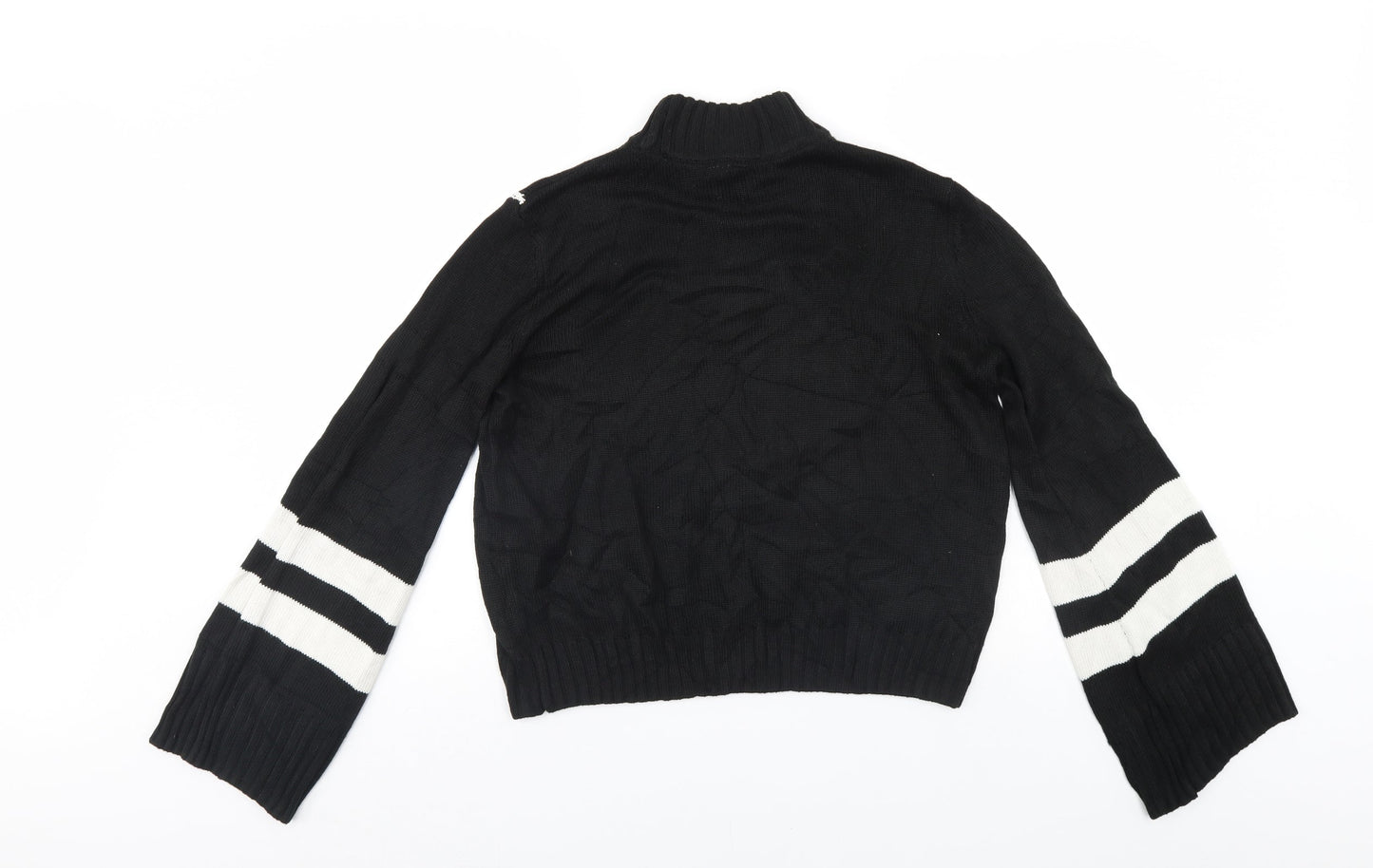 Divided Womens Black   Pullover Jumper Size M