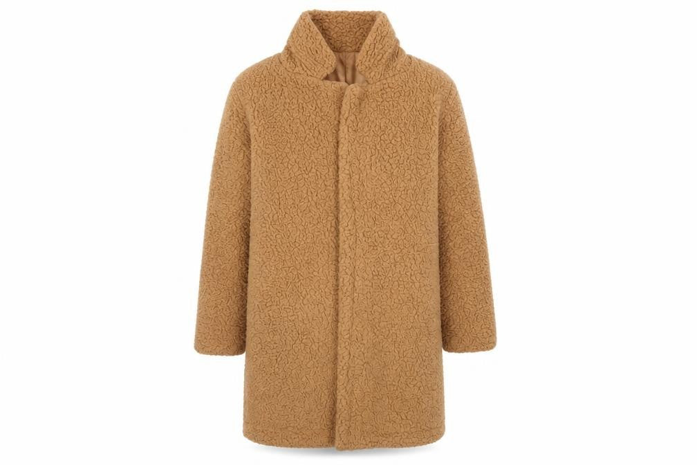 Preworn Womens Brown   Overcoat Coat Size L