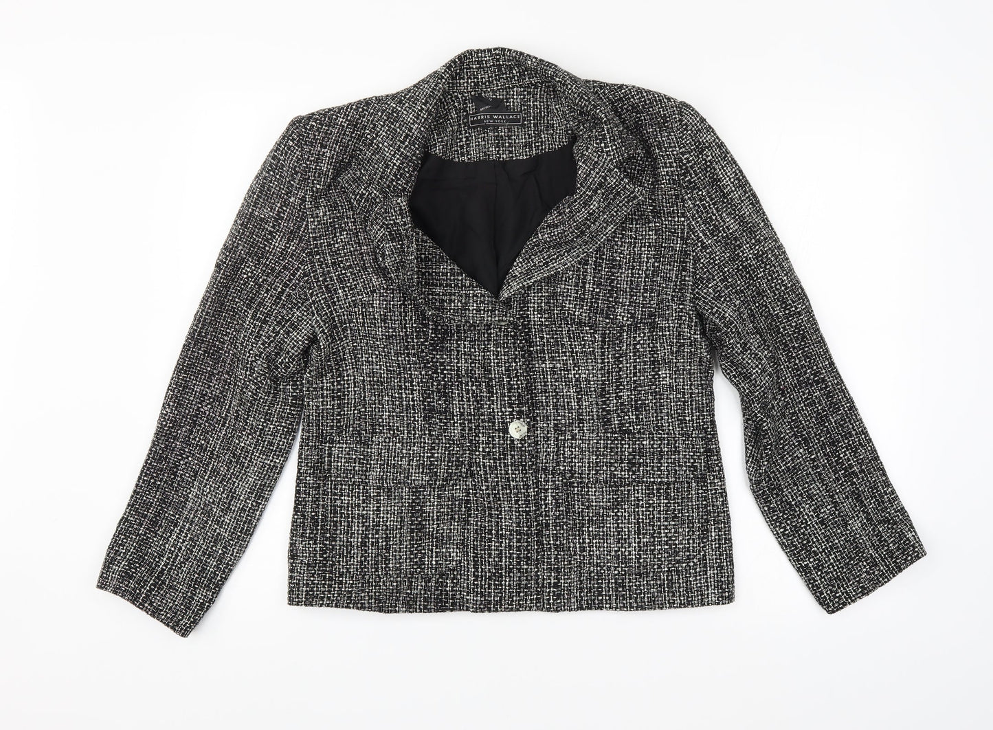 Harris Wallace Womens Multicoloured Check  Jacket  Size 12