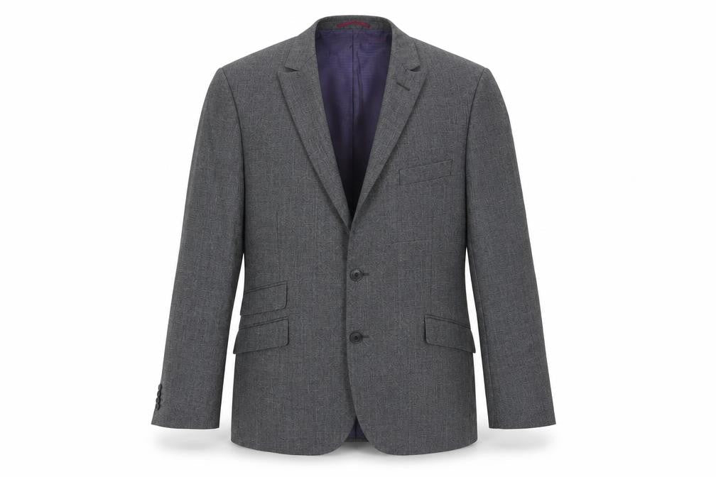Front view of Taylor & Wright men’s grey jacket suit jacket, size 42