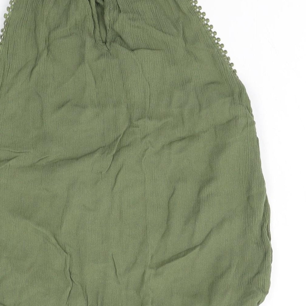 H&M Womens Green   Basic Tank Size 6