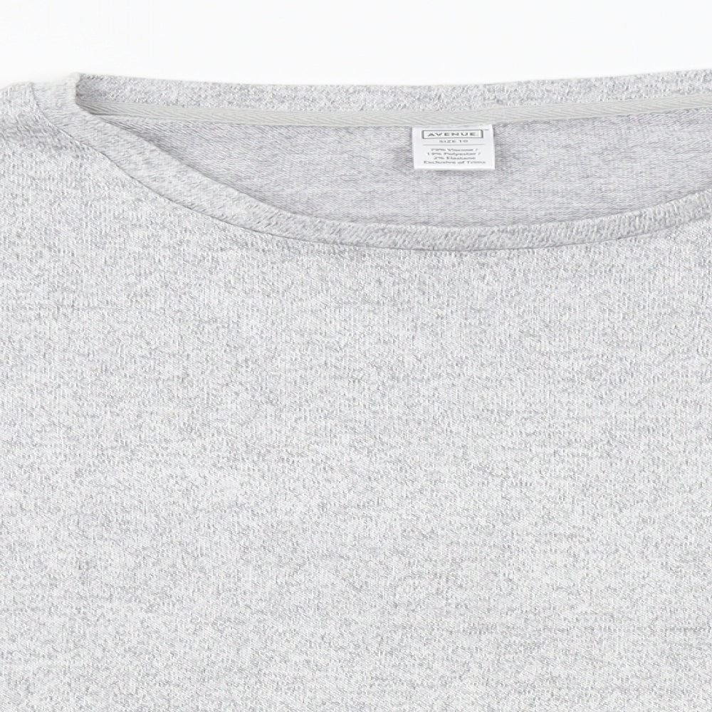 Avenue Womens Grey   Pullover Jumper Size 10