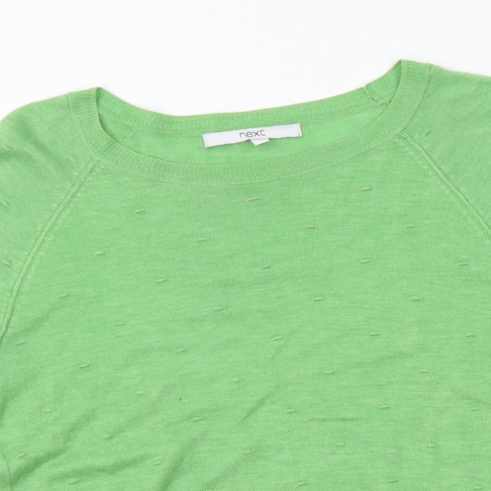 NEXT Womens Green   Pullover Jumper Size 8